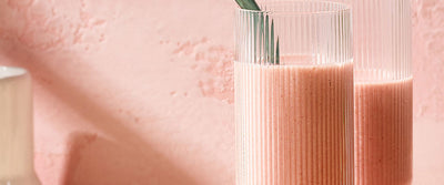 Frozen Strawberry Banana Oat Smoothie