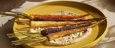 BBQ Carrots with Tahini Sauce