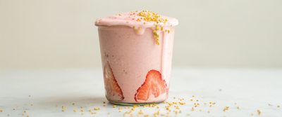 Teresa Cutter's Strawberry Glow Shake