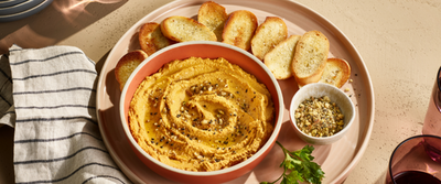 Carrot Muhammara with Dukkah